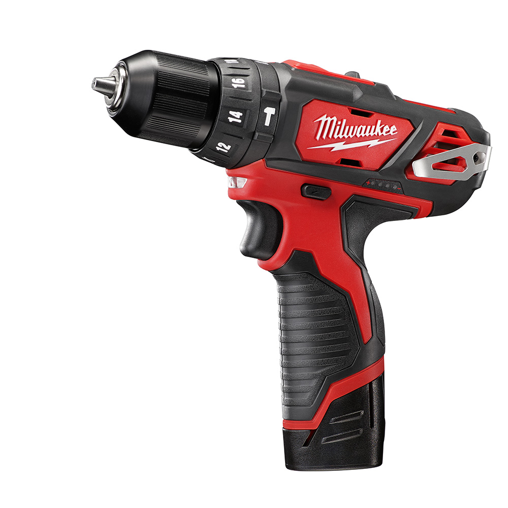 Milwaukee 2408-22 M12 3/8 Inch Hammer Drill/Driver Kit from GME Supply
